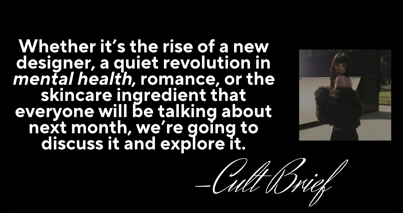 Cult Brief About us
